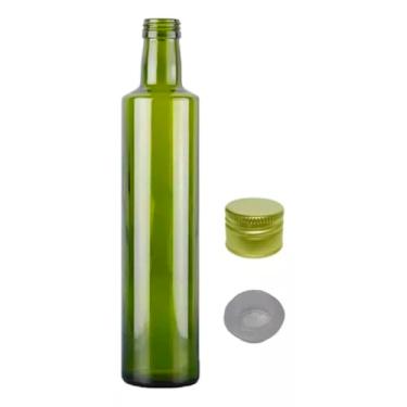 Imagem de Kit com 6 Garrafas de Vidro para Azeite 500ml com Bico Dosador e Lacre – Ideal para Temperos e Óleos Artesanais