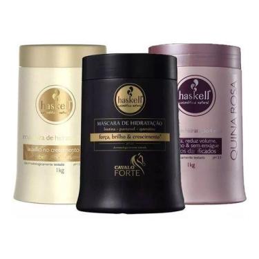 Imagem de Haskell Cosméticos 3 Máscara Cavalo Forte Quina Mandioca 900g