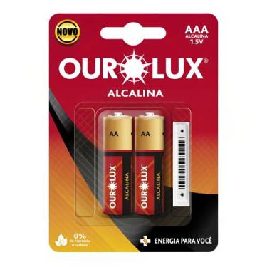 Imagem de Pilha AAA Palito 2 Unidades - 27325 - OUROLUX