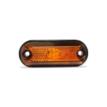 Imagem de Lanterna Delimitadora Lateral Carreta Caminhão amarelo Ambos Lados