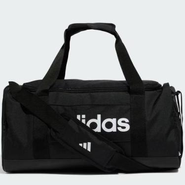 Imagem de Mala Adidas Duffel Essentials Linear Pequena Preta, Único