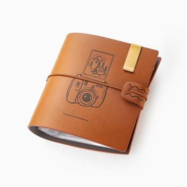 Imagem de JUCE lifecollector 200 Pocketsc Para Câmera Fujifilm Instax Mini, Mini Álbum De Fotos Instantâneo, Liplay Evo 12, 11, 9, 40, 90, 8, 7, 2X3 (Marrom)