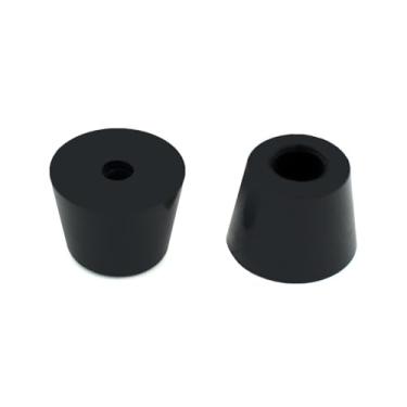 Imagem de TopPerfekt 18 Pés Redondos De Borracha Com Parafusos E Arruelas Aço Inoxidável 304 0,59 X 0,75 (Aprox.), Antiderrapantes, Sem Marcas, Aderência Perfeita Para Móveis Eletrodomésticos