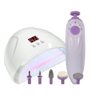 Imagem de Cabine Secadora De Unha Led Uv + Lixadeira Elétrica Nail
