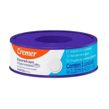 Imagem de Esparadrapo Impermeavel Cremer 1,2cm x 4,5m Branco