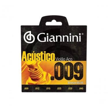Imagem de Corda Para Violao Giannini Geswal Bronze Acustica 65- 35