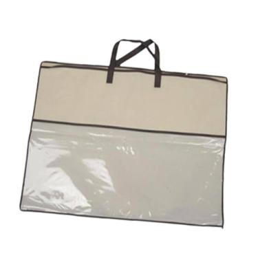 Imagem de Bothyi Organizador de roupas, organizador de armários, bolsa de armazenamento de cobertores, edredom, bolsa de armazenamento para brinquedos, colchas, 45x45cm