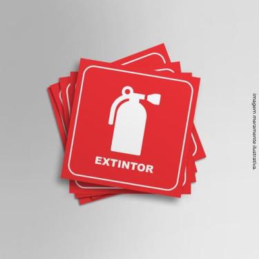 Imagem de Kit Adesivos Extintor 20cmX20cm - PRESENTE-BRINDE