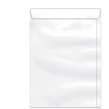 Imagem de Envelopes A4 Tamanho 22x32 cm Feito de Papel Kraft Cores Variadas(Branco 250Und)