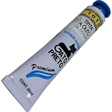 Imagem de Tinta Óleo Gato Preto Amarelo Nápoles Claro 20ml