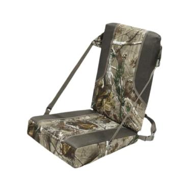 Imagem de oshhni Almofada de assento ultraleve, suporte espesso para as costas, almofada de arquibancada com encosto para atividades ao ar livre, e caça