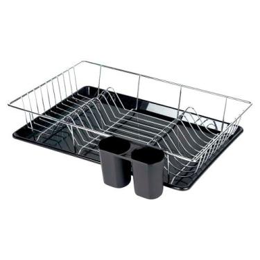 Imagem de Escorredor de Louças 18 Pratos Preto - MOR