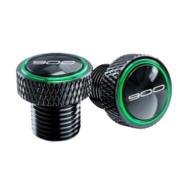 Imagem de jininshengxindianzi Compatible With Z900 Z650 Ninja650 Z900RS Z900SE Motorcycle Accessories Rear Mirror Hole Plugs Screw Bolts Cover Cap(Green 900 W)