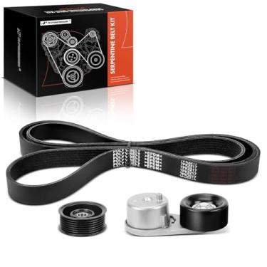 Imagem de A-Premium Kit De Transmissão Por Correia Serpentina Para Motor Compatível Com Nissan Frontier 2005-2012/2014-2018, Pathfinder 2005-2006/2008, Nv1500/Nv2500 2012/2014-2021, Nv3500 2012/2014-2020, Xte