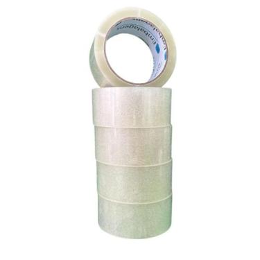 Imagem de Kit com 3 Rolos de Fita Adesiva Transparente 45x100m  Fechamento Segur
