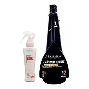 Imagem de Raiz Latina Kit Máscara Reconstrução +Spray SOS Repair