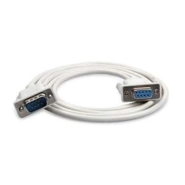 Imagem de Cabo Db9 Rs232 Macho X Femea 1.4 Metros Branco - ws