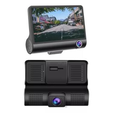Imagem de Câmera Veicular Gravação De Segurança Full Hd 1080p 3 Lentes - Lotus