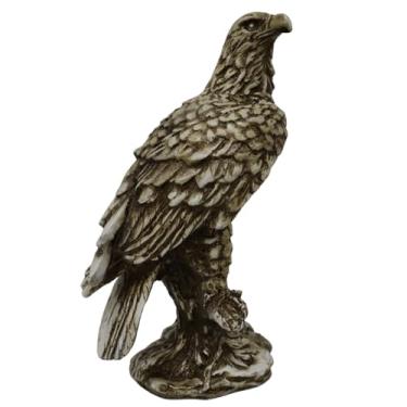 Imagem de Estatueta Estátua Águia Gavião Visão de Negócios Decoração Escritório em Poliresina