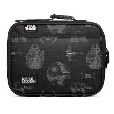 Imagem de Simple Modern Lancheira infantil Star Wars para escola | Lancheira isolada reutilizável para crianças, meninas e meninos | Recipientes de refeição com bolsos externos e internos | Coleção Hadley |