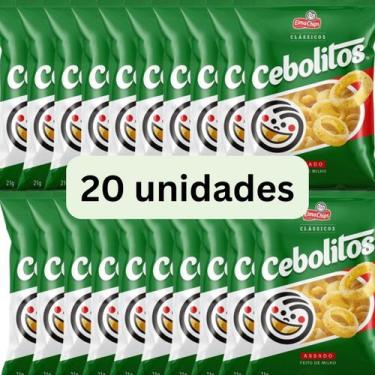 Imagem de Salgadinhos Elma Chips Cheetos e Fandangos Kit com até 40, Cebolitos, 