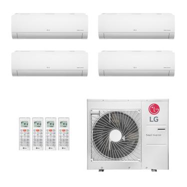 Imagem de Ar-Condicionado Multi Split Inverter LG 48.000 (2x Evap HW 9.000 + 1x Evap HW 12.000 + 1x Evap HW 18.000) Quente/Frio 220V