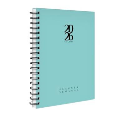 Imagem de Agenda 2026 Planner Semanal Solid Colors Verde Oceano