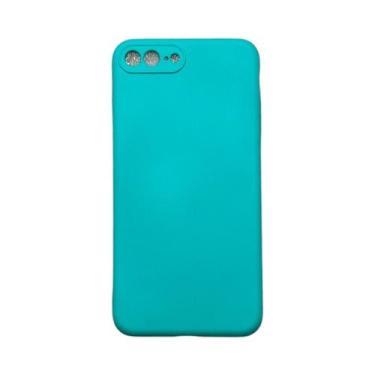 Imagem de Capa IPhone 7 Plus / 8 Plus Silicone Aveludada Protege Câmera Colorida