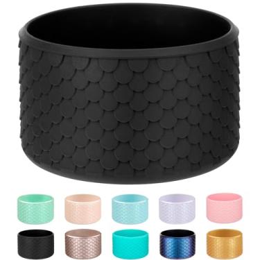 Imagem de Soledea Base De Silicone Para Copo Stanley, Capa Protetora Brilhante 20-40 Oz E Garrafa Água Hydro Flask 12-24 Oz, Antiderrapante Garrafas Esportivas