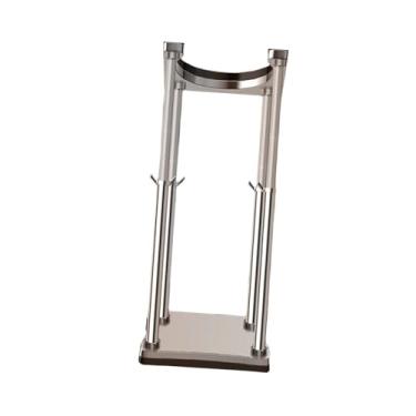 Imagem de IEUDNS Suporte de pia embutido, pernas de suporte ajustáveis para cozinha, fácil de instalar, sem furadeira, estrutura fixa resistente e versátil, 56cm a 66cm