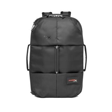 Imagem de Mochila Gamer HyperX Knight - para Notebooks e Equipamentos Gamer, Compartimento Grande de 22.6 Litros, Durável, Resistente a Água, Pronta para Viagem, Preta (8C525AA)