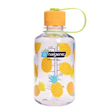 Imagem de Nalgene Garrafa de água Sustain Tritan livre de BPA feita com material derivado de 50% de resíduos de plástico (usando equilíbrio de massa certificado ISCC), 473 ml, boca estreita, abacaxi
