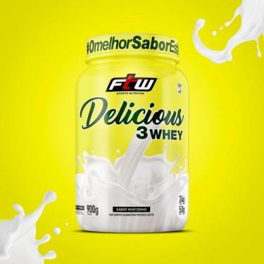 Imagem de Delicious 3Whey (900g) - FTW Sports Nutrition, Wheyzinho (Natural)