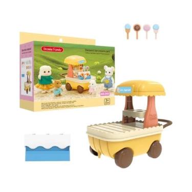 Imagem de Casa de Bonecas em Miniatura com Cozinha, Mesa de Jantar e Acessórios 