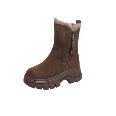 Imagem de Botinha Feminina Forrada com Pelúcia – Quentinha, Impermeável e Confortável | Tamanho 35