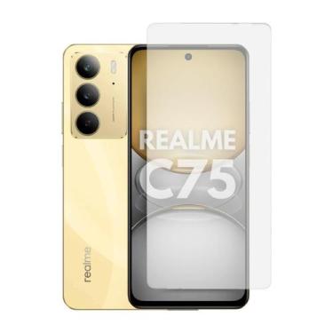 Imagem de Pelicula Proteção Vidro 3D Temperado Compatível Realme C75 - Distribui