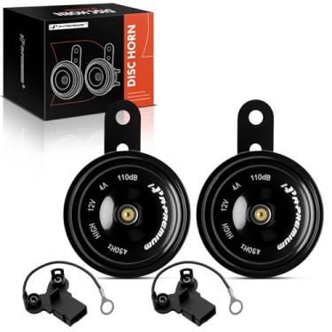 Imagem de A-Premium Buzina de carro elétrico de 2 peças compatíveis com Toyota Camry, RAV4, Corolla, Prius, Highlander e Subaru Outback, Forester, Impreza, Legacy & Lexus, ES, IS, GX, GS, LS, LX