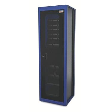 Imagem de Armário Para Ferramentas Com 1 Porta, 29 Caixas Plásticas Bin E Visor Tramontina Pro Azul Tramontina