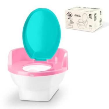Imagem de Troninho Vaso Sanitário Infantil 2 em 1 Rosa - Cardoso