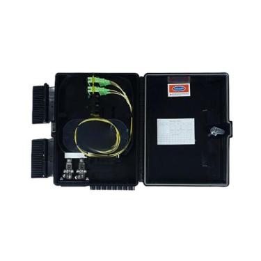 Imagem de Caixa Terminação Óptica CTO Com Splitter 1x8 SC APC - RS CONNECT