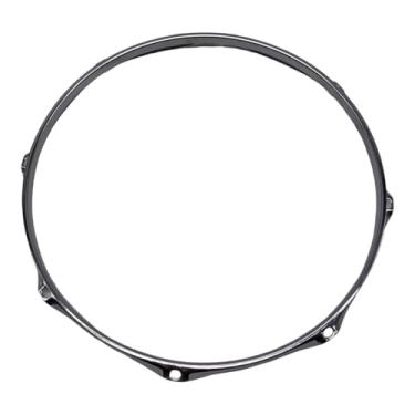Imagem de harayaa Suporte de aro para bateria de tambor, peça de substituição profissional para instrumento de percussão, aro decorativo para melhorar o som e reparar, Diâmetro 33 Cm