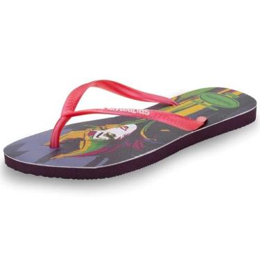 Imagem de Sandalias Havaianas Slim Villains Havaianas Feminino Preto 41/42