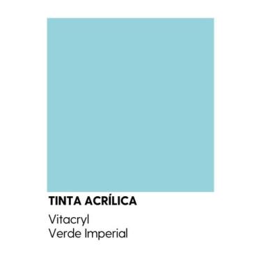 Imagem de Tinta Fosca Premium Verdes - Vitacryl, Verde Imperial, 3,6 lts