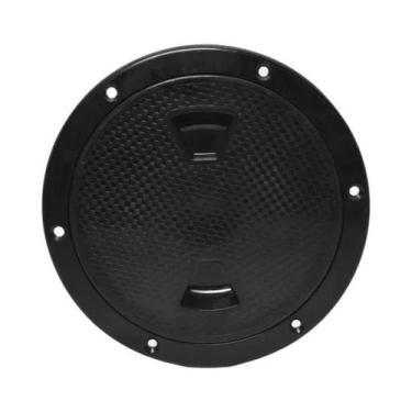 Imagem de Tampa De Inspeção Redonda De Plástico ABS Branco Para Convés De Barco/