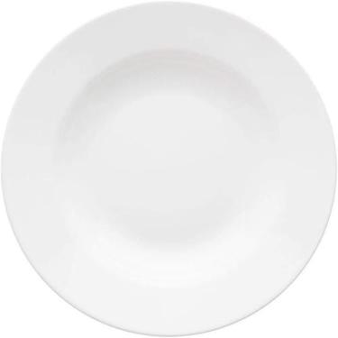 Imagem de Prato Fundo Flamingo Branco 23,5cm Porcelana Oxford - Oxoford