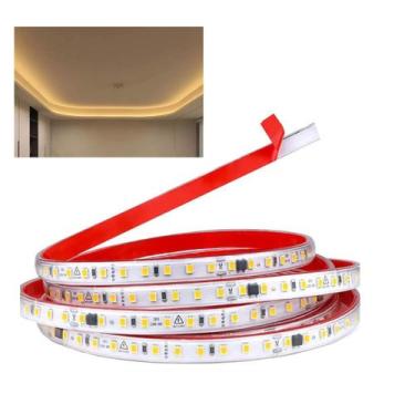 Imagem de Fita de Led SMD 3000K 3 Metros 127V Plug Conector Fita Dupla Face Perf