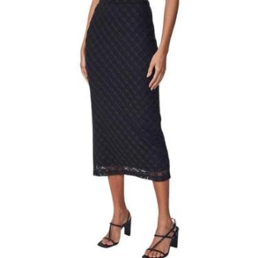 Imagem de Saia Colcci Midi Monograma Enigma-Feminino