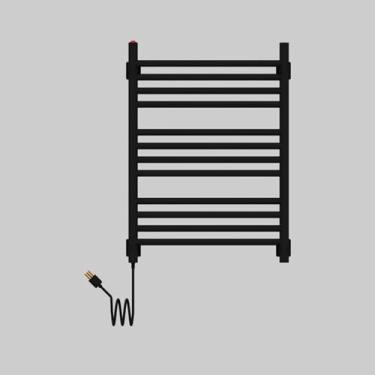 Imagem de Toalheiro Térmico Esatto Preto Fosco 110v Seccare