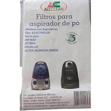 Imagem de SACO FILTRO DESCARTÁVEL PARA ASPIRADOR DE PÓ ELETROLUX AIRMAXX Contém 3 unidades