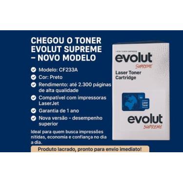Imagem de Cartucho de Toner Laserjet CF233A - Evolut Supreme